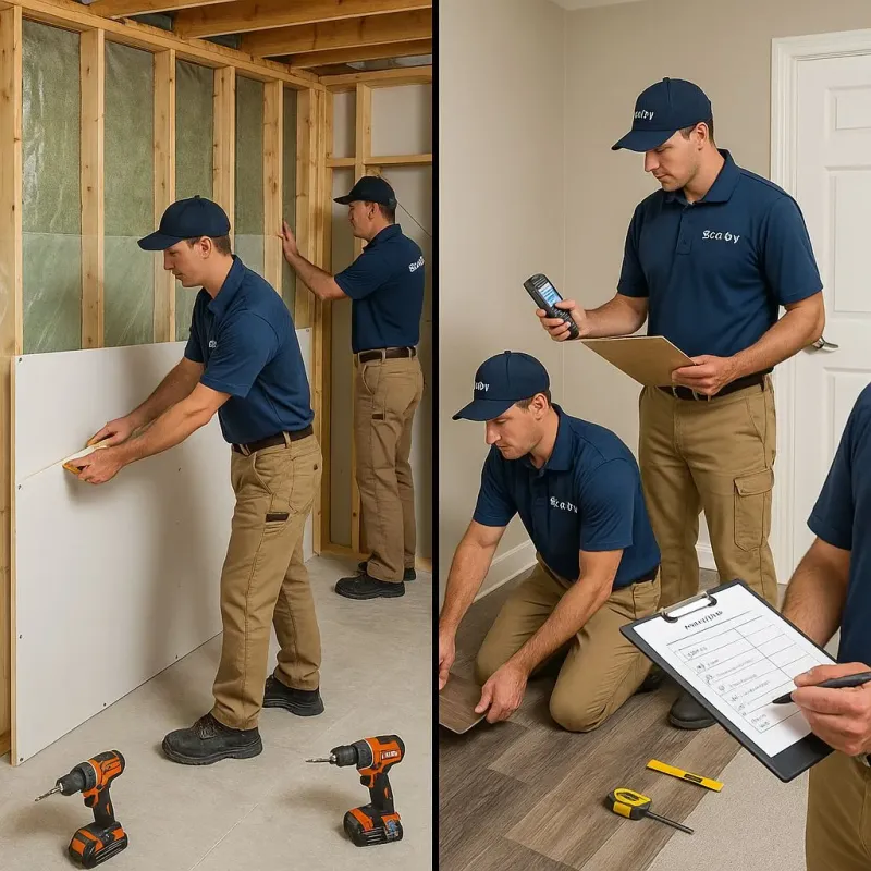 Repairs and Reconstruction process in Saint Maries, ID